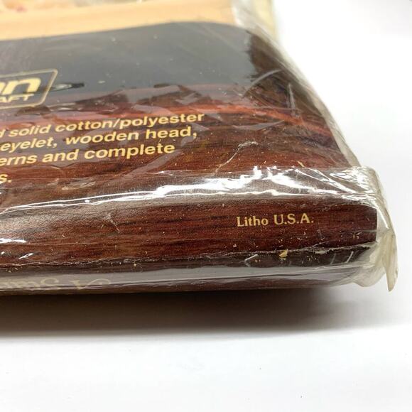 Vtg 1989 Titan Needlecraft “Springtime Doll” Stamped Cross Stitch Kit Unopened - Picture 5 of 7